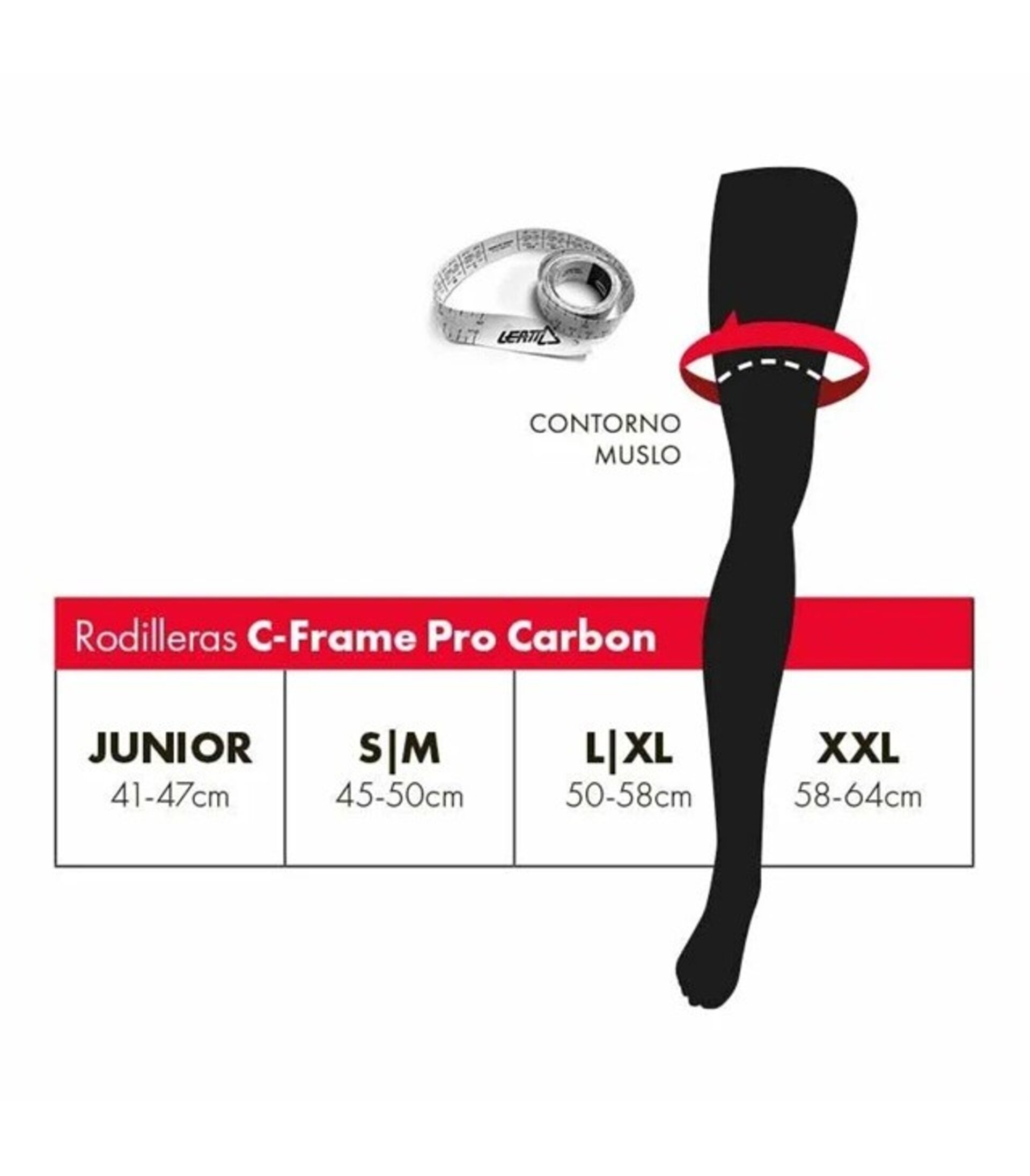 Rodilleras C-Frame Pro Carbon par - 4