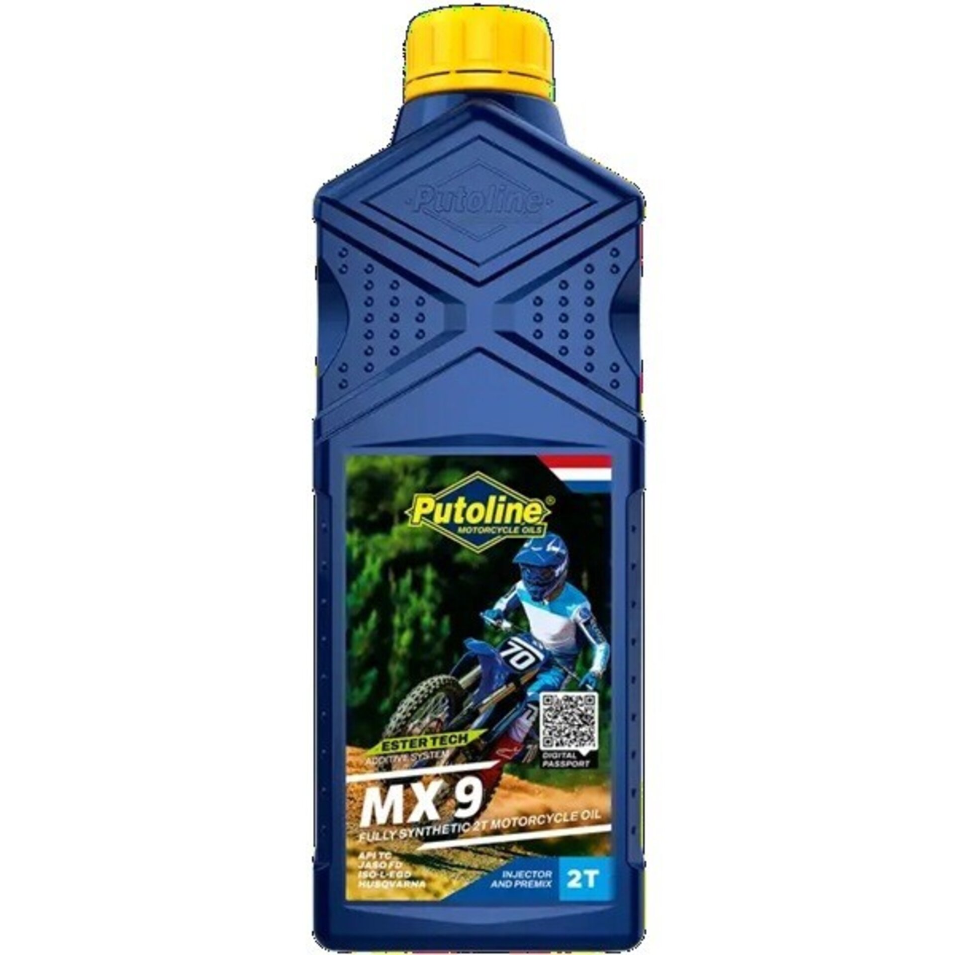 Aceite 2 tiempos Puntoline MX 9 Botella de 1 l - 1